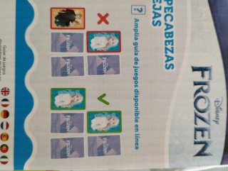 Juego Cartas Frozen Bañera Impermeable