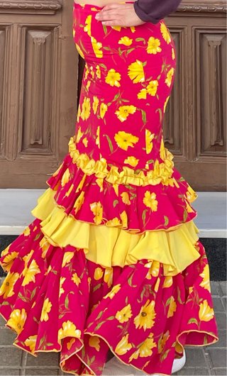 Falda flamenca talla 40-42