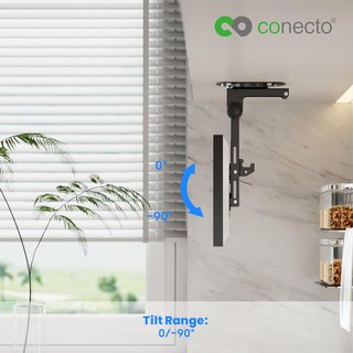 Soporte techo TV ajustable giratorio plegable