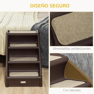 Scala Pieghevole Antiscivolo per Animali Domestici 49cm