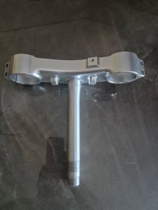 Abrazadera Horquilla Yamaha Plata