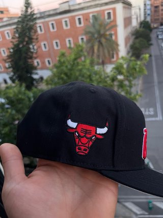 Gorra Chicago Bulls New Era Negra Roja