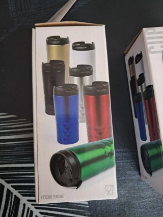2 vasos termo cocacola en color blanco NUEVOS