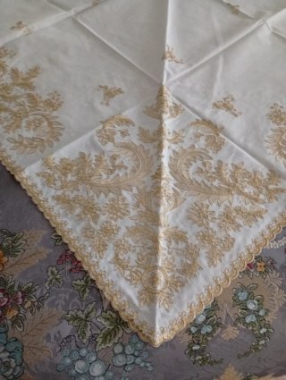 Manteletas Fallera Batista Doradas