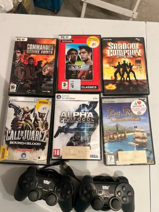 Juegos PC y 2 Mandos
