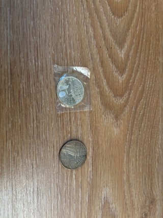 2 Monedas 2000 Pesetas 1994 Asamblea Madrid