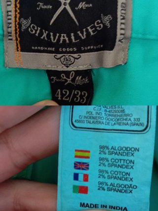 Pantalón verde. Nuevo con etiqueta. T 42.