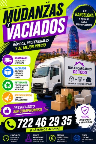 MUDANZAS EN BARCELONA