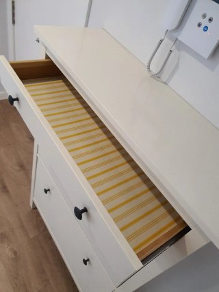 Zapatero 2 compartimentos IKEA HEMNES blanco