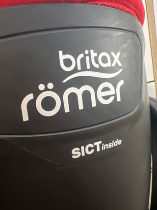 Silla Coche Britax Römer Dualfix Roja
