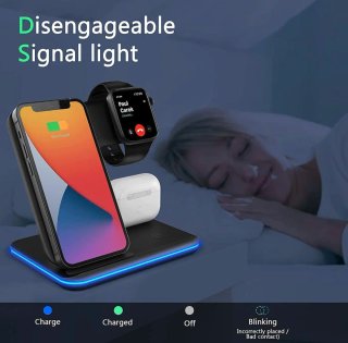 Cargador 3 en 1 VESSTT iPhone/Watch/Airpods