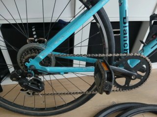 Bicicleta carretera niño Btwin 24' azul