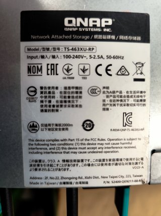 Nas da rack Qnap 4 bay TS-463XU-RP