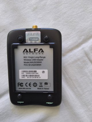 ANTENA WiFi ALFA AWUS036NH RT3070