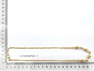 cadena oro 18k 22cm