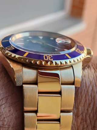 Rolex submariner vintage de oro purple dial