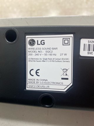 BARRA DE SONIDO: LG "SQC2" BT