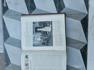 Libro antiguo encuadernado EL TEATRO 1900