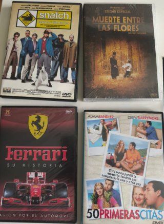 Pack DVD peliculas