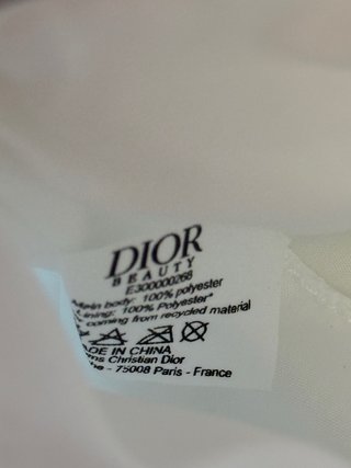 Borsa Dior Bianca Convertita da Necessaire + Prodotto
