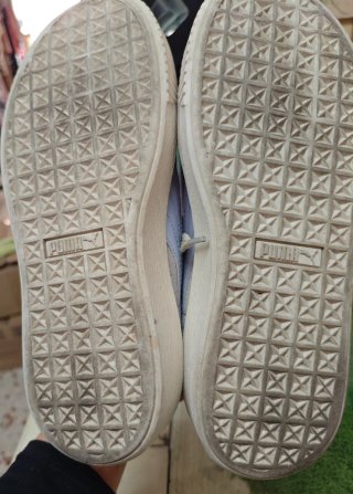Tenis Puma Suede celeste/Gris