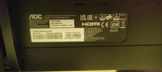 Pantalla AOC 25 pulgadas