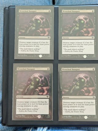 X4 Wretched Banquet / Banquete Cruel MTG Magic