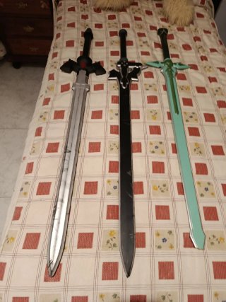 Espadas de porexpan (3 unidades)