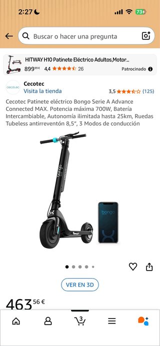 Patinete Eléctrico - Batería a Cambiar