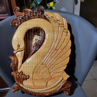 Arpa Lira Artesanal Cisne Único