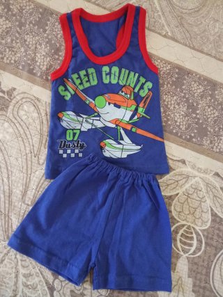 Conjunto infantil 1-2 años avión