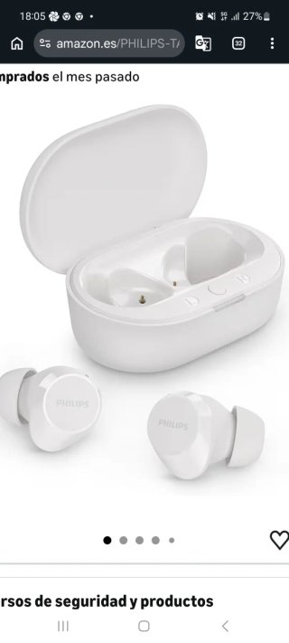 Auriculares Philips TAT1209WT Bluetooth Blancos