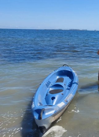 Kayak Tobago Azul + 4 Remos + Carro