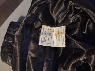Chaqueta 3/4 de cuero hombre