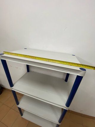 Estantería de PVC Azul y Gris