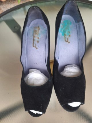 Zapatos de ante negros
