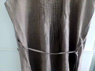 Camicia smanicata nuova 100% lino donna M