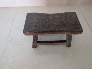 Banco artesanal madera maciza dura