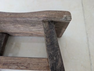 Banco artesanal madera maciza dura