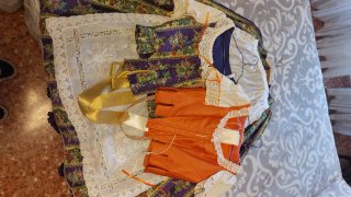 Traje Huertana Tradicional Valenciana tres cuerpos