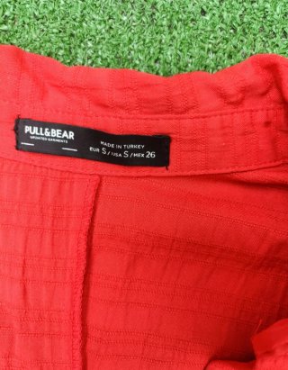 Vestido Pull&Bear Rojo Talla S