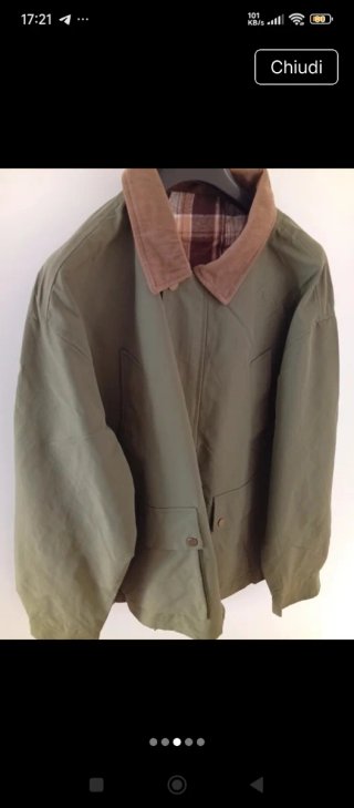 Giacca stile Barbour taglia XXL