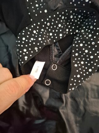 Maillot patinaje gimnasia artística negro