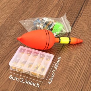 Kit Pesca Caña Carrete Anzuelos Negro 150cm