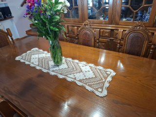 Conjunto mesa y sillas comedor estilo castellano