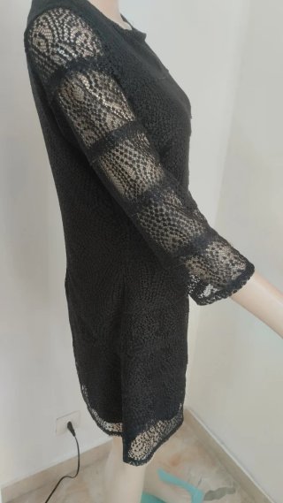 Abito donna pizzo nero