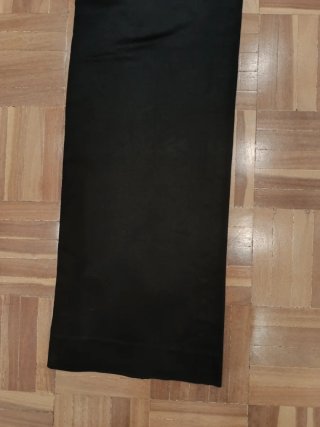 Pantalón chino negro mujer