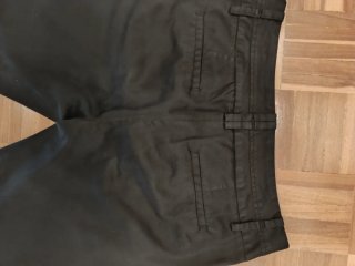 Pantalón chino negro mujer