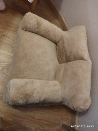 Cama para gato beige