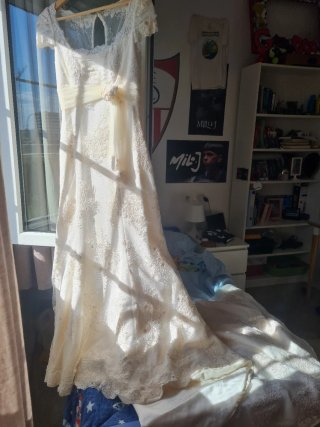 Traje de Novia Blanco Encaje